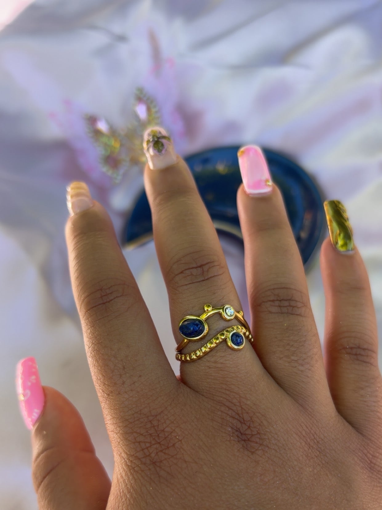 Bague Fée bleu
